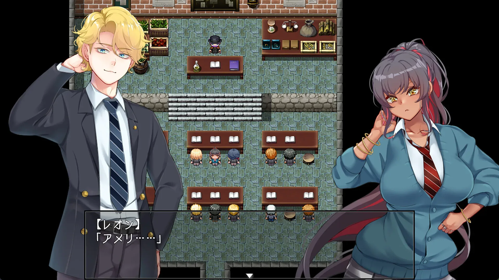 艾蜜莉的堕落轮回～魔法学院与永无止尽的一周～：レオン课堂对白与学生地图，只普通交流