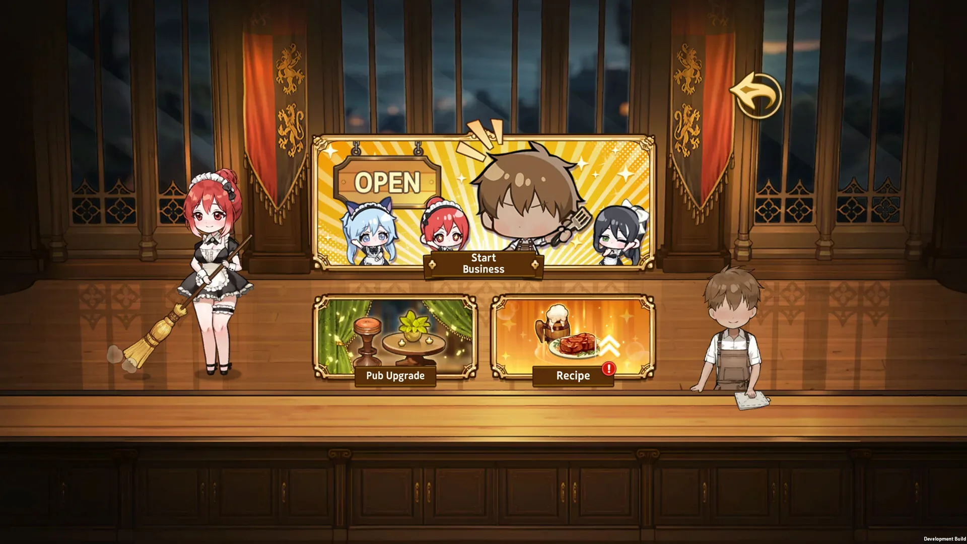 重生酒馆：Start Business Pub Upgrade Recipe经营菜单，普通不透明衣物小人物