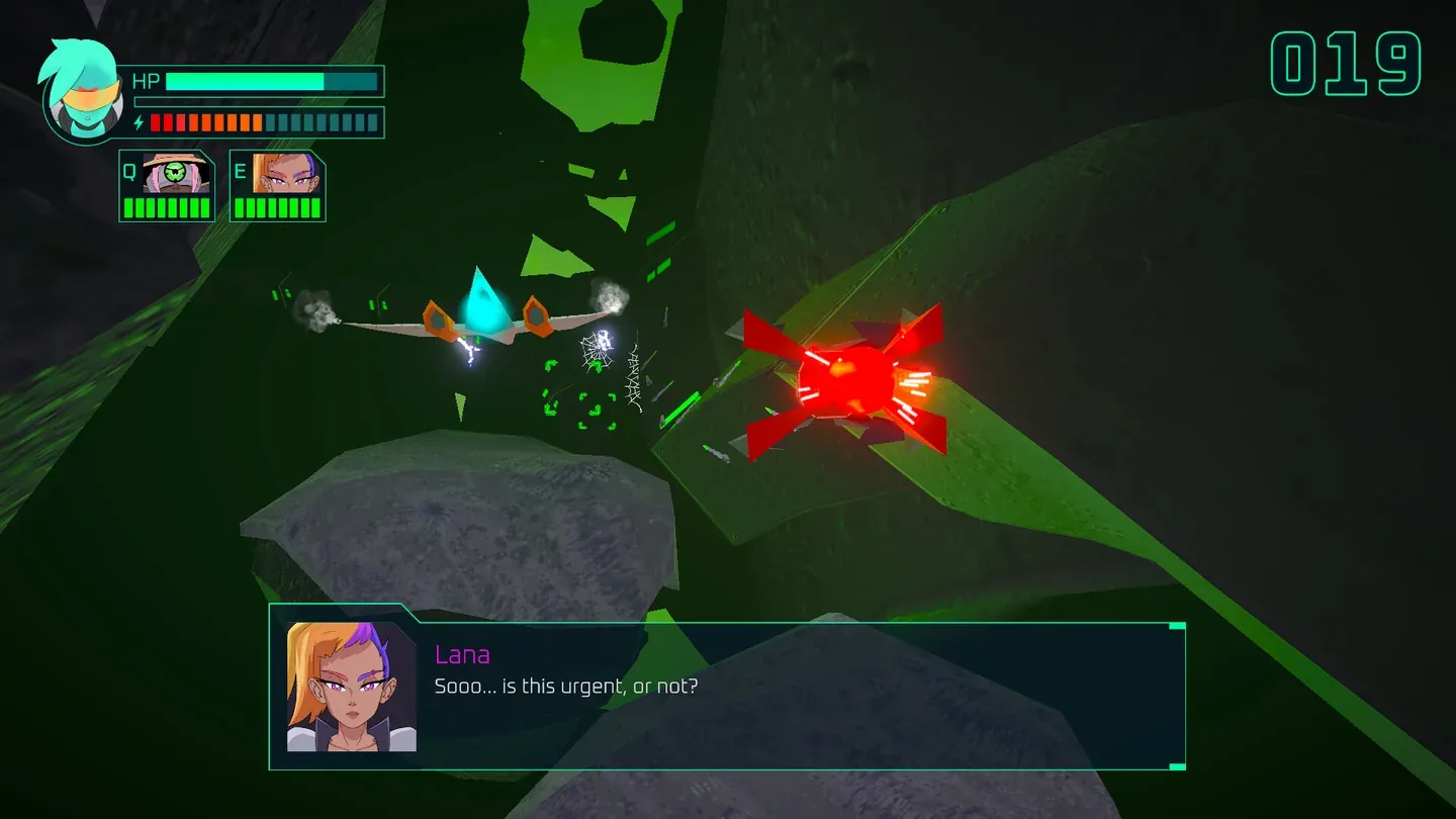 星际播种王：岩石航线交火与 Lana 的对白区域