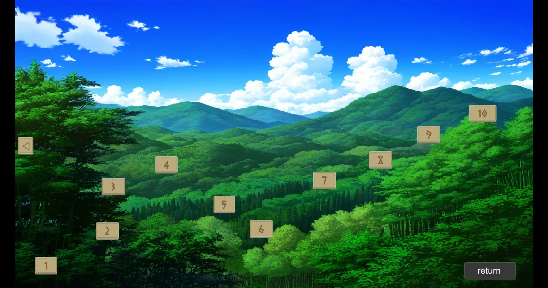 修仙·母珠传：青山地图：一至十位置标记与return入口